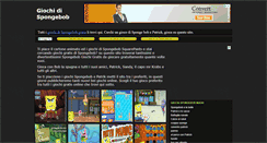 Desktop Screenshot of giochispongebob.net