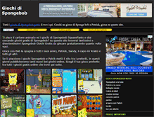 Tablet Screenshot of giochispongebob.net